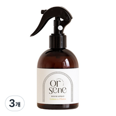 올센느 섬유탈취제 룸스프레이 음식냄세 땀냄새 제거 (레몬앤 필라테스), 3개, 300ml