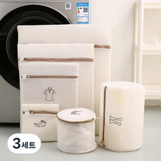 레디박스 프리미엄 메쉬 이중 세탁망 6종 세트, 3세트, 베이지