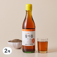 팜스홀릭 통들깨 100% 들기름, 2개, 350ml
