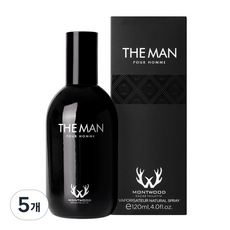 몬트우드 MONTWOOD 향수 더 맨 뿌르 옴므 향수 120ml/수입향수/남성향수/여성향수/"나만의 알고 싶은 살냄새 몬트우드 120ml 대용량으로", 5개, 120ml