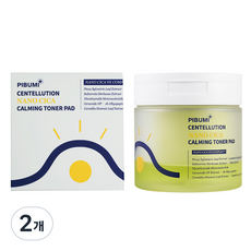 피지각질 48.5% 제거 피부미 나노시카 카밍 쿨링 여드름 각질제거 토너패드, 2개, 80매입