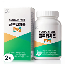 글루타치온 MAX 6개월분 1000mg x 180정 리포좀 식약청 HACCP 인증, 2개