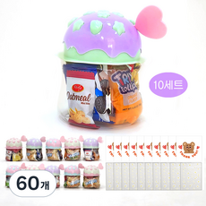 굿앤글로리 어린이집 유치원 생일 선물 간식 꾸러미 구디백, 60개, 답례품