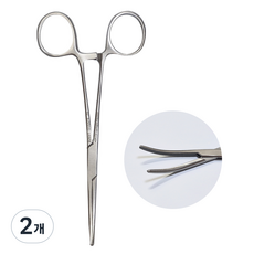 의료용 캘리 가위 16cm 곡선형 포셉 켈리 병원 의료 외과, 2개