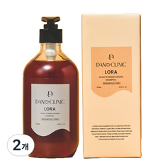 다노클리닉 로라 두피 강화 샴푸 약산성 저자극인증샴푸, 2개, 500ml