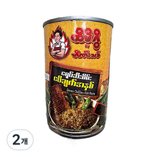 미얀마 그린 칠리 피쉬 페이스트 / Myanmar Green Chillies Fish Paste, 2개, 350g