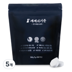세제의기준 식기세척기세제, 500g, 5개