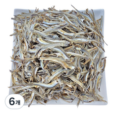 명식품본사 깐멸치 [소포장] 손질멸치, 90g, 6개