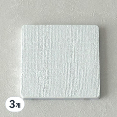 GGY 아파트 안내방송 방음 스티커 스피커 소음 차단 간편부착, 사각 12cm, 3개