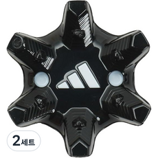 신텍 엑스퍼트 EXP 크리츠 클리트핀 (18개입) 피트핀 시스템 골프화 스파이크 징 핀스락 골프징, 블랙그레이, 2세트