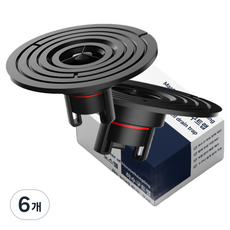 살림의달인 노스멜 하수구트랩 배수구 화장실 냄새제로 냄새차단 벌레 역류 차단, 6개