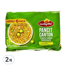 LM 6P Pancit Canton Kalamansi 럭키미 판싯칸톤 깔라만시(60g*6) 6개 묶음 1개, 360g
