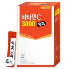 [녹십초] 비타민C 3000 100% (100포), 4개, 300g