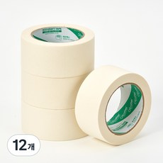 페이퍼벨라 마스킹테이프 50mm x 40m, 12개
