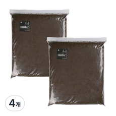 꿈도미 곤충용 발효톱밥 사슴벌레 장수풍뎅이 애벌레 유충 사육용, 5L, 4개