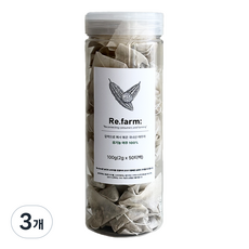 리팜 유기농 여주100% 압력으로 쪄서 볶은 여주차 삼각티백 오픈캡형, 3개, 50개입, 2g