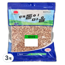 하조대농협 국산 찰수수쌀 찰수수, 500g, 3개