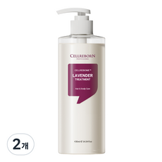 셀리본 셀리바이옴 라벤더 기능성 스켈프케어 헤어트리트먼트, 430ml, 2개