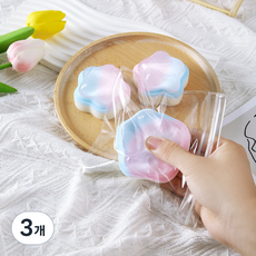 밍글밈글 무지개 별 말랑이 스퀴시, 3개, 100g, 별스퀴시