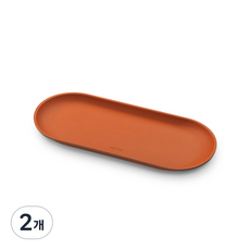 페니체 오피스 가죽 펜 트레이, Orange, 2개