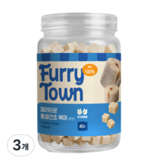 퍼리타운 반려동물 해산물 동결건조간식, 40g, 3개, 북어