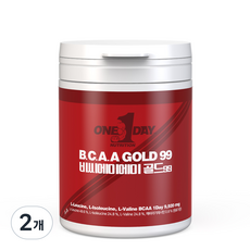 원데이뉴트리션 무맛_BCAA GOLD 99, 2개, 300g