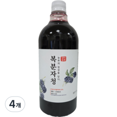 문경 복분자청 복분자원액 복분자엑기스, 4개, 1개입, 1L