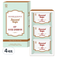 우리밀 감태웨이퍼 선물세트 쇼핑백포함, 4세트