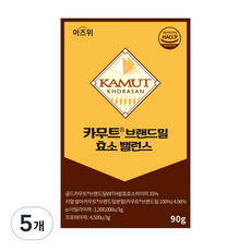 카무트 효소 식약청 HACCP 인증 캐나다 정품 30포, 5개, 90g 5개, 90g