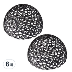 루캔필 어항 메쉬 돔 치어 새우 은신처 놀이터, 6개