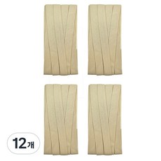 10mm 바이어스테이프 칼라바이어스 4yard, 12개, 라이트베이지