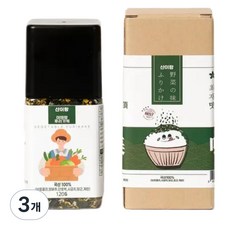 국내산 오차즈케 밥가루 야채랑 후리가케, 3개, 120g