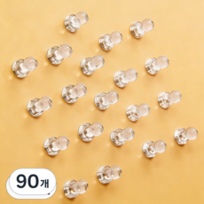 나오픽 초강력 네오디움 도장자석, 90개, 투명