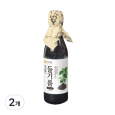 마미레 전통압착 들기름, 2개, 350ml