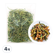 (배터짐)찐한향 동북 연변 천무우 무우말랭이 무말랭이(가는소), 4개