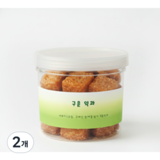 속이 편한 구운약과 / 국내산 참깨 쌀가루 약과, 2개, 120g