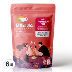 티플레이스 볶은 구기자비트 블랜딩 삼각티백차 50ea, 6개, 50개입