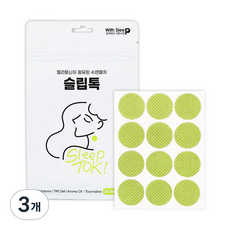 위드슬립 멜라토닌 원적외선 수면 패치 슬립톡 36개입, 3개