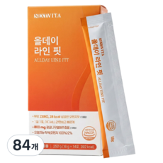 넥스트비타 올데이 라인 핏 식물유래 디오스민 순환젤리, 84개, 18g
