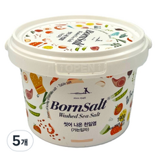 [농협] 신안 비금 본솔트 천일염 (가는입자), 5개, 190g