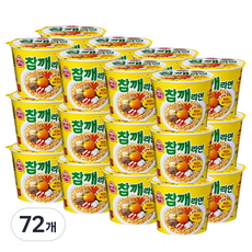 오뚜기 참깨라면 큰컵, 72개