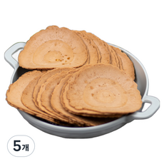 20년전통 뻥튀기곡물나라 땅콩원형전병 고소하고 바삭한 전통 옛날과자 온 가족 건강 간식, 180g, 5개