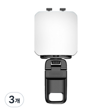 에이제이케이 [정품] 충전식 RGB LED 조명등 PRO, Black, 3개