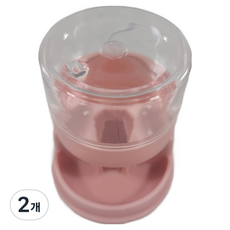 듀오 크레 급수기, 2개, 딥핑크