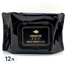 핀헌터 볼링공 전용클리너 티슈, 12개