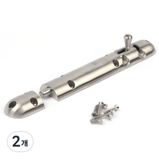 철물바다 스텐주물오도시(G11) 대 잠금장치 걸쇠 빗장 대문 도어 걸고리 잠금고리 문 경첩, 2개