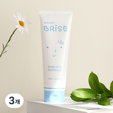킨더브리제 수딩젤 수분공급 피부진정 쿨링효과, 250ml, 3개