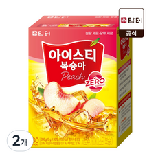 담터 아이스티 복숭아맛 제로슈가, 13g, 30개입, 2개