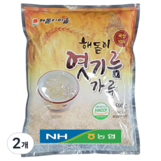 강원도농협 엿기름 국내산보리 식혜가루, 2개, 500g