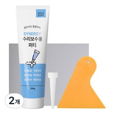 시너지 벽보수용 퍼티 빠데 헤라 세트, 2개